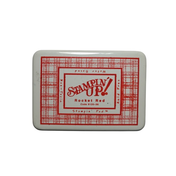 Other - Stampin Up Rocket Red Water Based Acid Free Ink Pad Non Toxic Rubber crafts